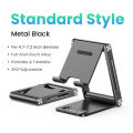 UGREEN Cell Phone Stand Adjustable Aluminum Mobile Phone Holder for Desk Compatible for iPhone 12 Pro Max 11 X SE XS XR 8 Plus 6 7 6S, Samsung Galaxy Note20 S20 S10 S9 S8 S7 Smartphone Foldable. 