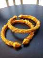 2 Pieces (Gold Plated) Nepali Bangles Bala For Women. 