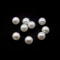 White Pearl Beads -8mm (100 Grams). 