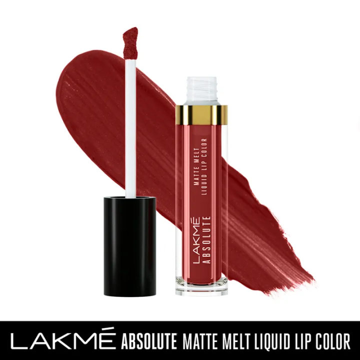 Lakme Absolute Matte Melt Liquid Lip Color Mocha Shot - 6ml