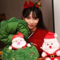 3D Stuffed Animals Elk Toy Christmas Tree Christmas Elk Plush Toy Plushies Openable Christmas Series Doll Cartoon Collection Santa Claus Plush Dolls Christmas Atmosphere. 
