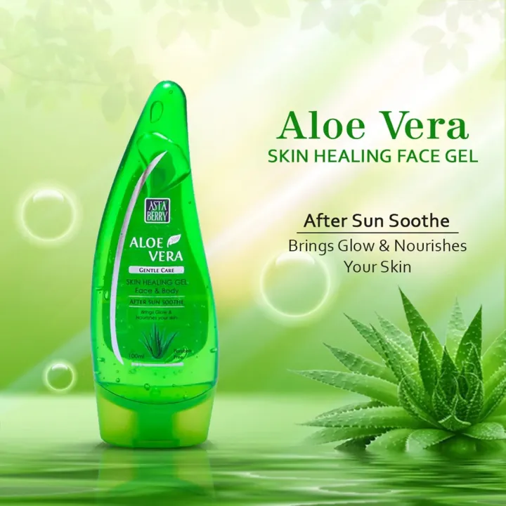 Astaberry Aloe Vera Gel for Skin Natural Aloe Vera Gel-100ml