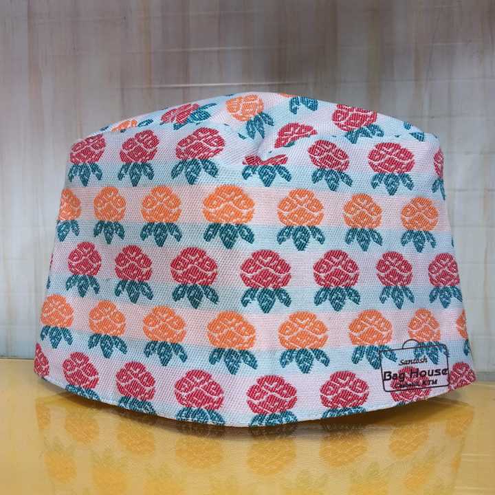 Nepali%20Dhaka%20Topi%20Palpali%20Dhaka%20Topi%20Laliguras%20Print%20Dhaka%20Topi%20for%20Men%20White%20Matching%20-%20Image%203