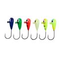 6PCS/Lot Winter Ice Fishing Hook Lure Metal Bait Fish 2.5Cm 2.3G. 
