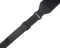 Levy's Leathers MRHC4-BLK Right Height Wide Cotton Guitar Strap - Black. 