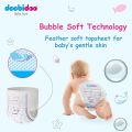 Doobidoo Baby Pants Diapers - Medium Size (56 Count) - All Round Softness with Bubble soft Top sheet (7-12 kgs). 