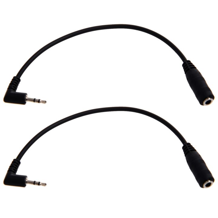TWEXQNY 2pcs (Male) to (Female) Stereo Audio Jack