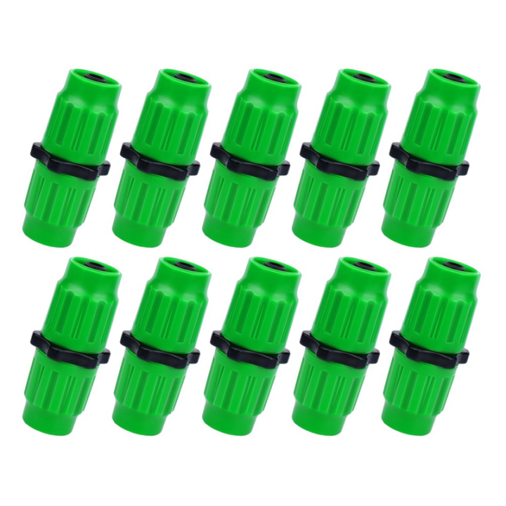Plastic Hose Connectors 10PC Dual-Channel Hose Female Male Connectors Pockets Hose for 3/4In 5/8In Garden Hose