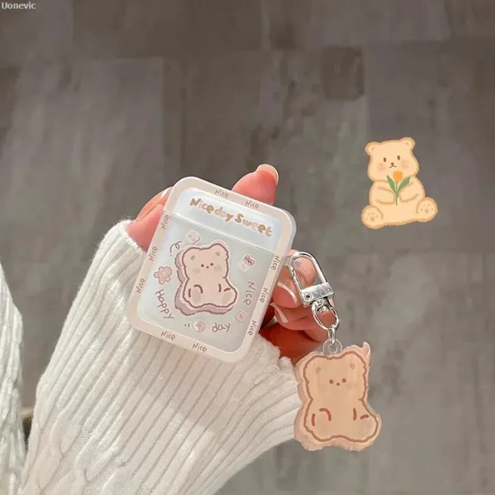 Uonevic%20Clean%20cover%20headphones%20Bluetooth%20Pro2%20clear%20ne%20air%20protection%20Ipho%20case%203rd%20generation%20Profesional%20color%20preservation%20Airp%20cute%20kit%20bear%20pink%20ods%20protection%20pod%20Pro%201%202%20-%20Image%204