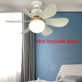 2 In1 LED Ceiling Fan with Light Detachable Fan Leaf 3000K-6500K AC85V-265V +Remote Control A. 