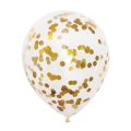 12  Inch Gold Confetti Balloons - 15 Pcs. 