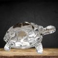 Crystal Tortoise with Plate for Good Luck. 