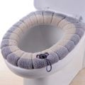 Winter Warmer Toilet Seat Cover Mat Bathroom Toilet Pad Cushion Handle. 