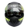 Vega  Cara Attitude Full Face Helmet - Dull Black/Neon. 