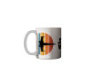 "Star Wars 1977" Retro Spaceship Printed Ceramic. 