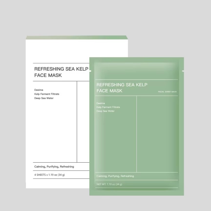 1%20piece%20Refreshing%20Sea%20Kelp%20Face%20Mask%20%E2%80%93%20Hydrating,%20Deep%20Cleansing%20&%20Skin%20Calming%20Sheet%20Mask%20-%20Image%204