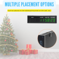 Large Display Digital Countdown Clock Count Up/Count Down Timer for Event Timer with Remote Control (Green) 999 Days Countdown Calendar EU Plug. 