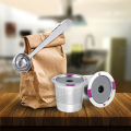 Reusable K Cups Coffee Filter Stainless Steel Reusable K Cups Coffee Pod Filters for 1.0, 2.0 Easy Install. 