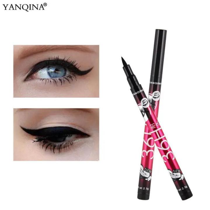 men>men%2012pcs/set%20YANQINA%20Lasting%2036H%20Liquid%20Eyeliner%20Pencil%20Waterproof%20Black%20Easywear%20Eye%20Liner%20Pen%20Cosmetic%20wholesale%20makeup%20eyeliner%20-%20Image%204
