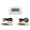 1 Set 5 Digit Electronic Digital Display Counter Switch Punch Counter Induction Meter B. 