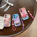 lthmy for VIVO Y17S 4G case TPU silicone 3D cartoon plush doll cute shockproof soft case phone cover with lanyard. 