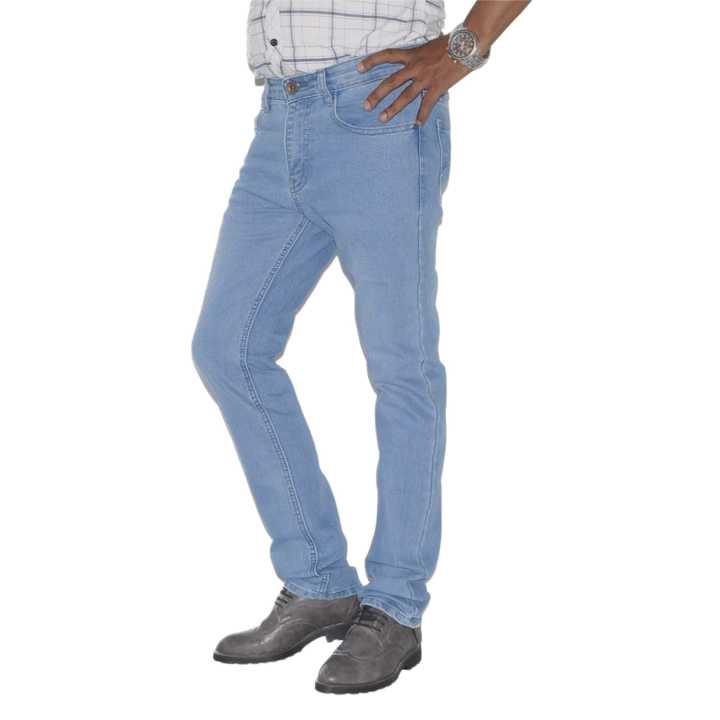 Light Sky Blue Stretchable Jeans Pant For Men
