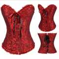 Shapewear Overbust Corset with 26 Steel Bones for Hourglass Figure. 