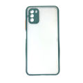 Poco M3 New Model Smokey Hard Cover  Green/Orange. 