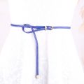 Decoration Thin Casual Retro Girls Waist Belt Braided Belts Pin Buckle Waistband. 