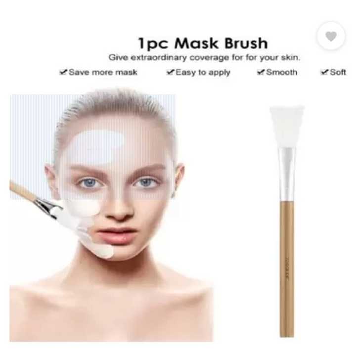 Face Mask Applicator Brush With Wooden Handle