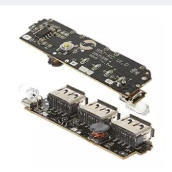 Power Bank Module 3 USB Port 5 V - 1A ,1.5A , 2.1A 3 USB Power Bank Boost Module