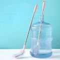 Brush Cup Scrubber Scratch-Free Bucket Brush Stainless-Steel Gray Water Bottle Cleaner Brush Deep Clean Long Handle Washing Bottle Brush Water Bottle. 