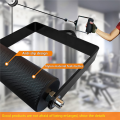 Gym Lat Pull Down Pulley Cable Machine Handle Attachment Fitness Arm Wrestling Workout Deadlift D Shape Hand Grip-6CM Easy to Use. 