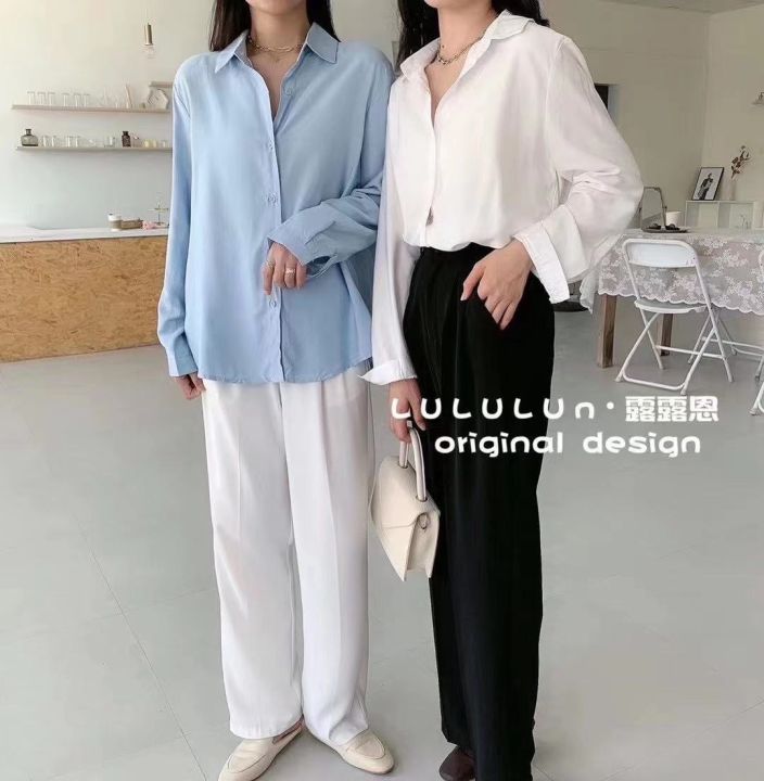 Basic%20Plain%20Formal%20Shirt%20for%20Women%20Short%20Sleeve%20Slim%20Fit%20Business%20Casual%20Top%20in%20Classic%20Colors%20-%20Image%204