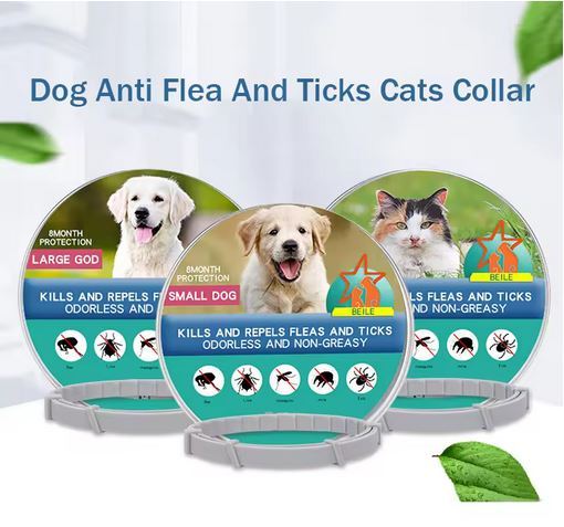 Hot Dog Anti Flea And Ticks Cats Collar Pet 8Month Protection Retractable Pet Collars For Puppy Cat Large Dogs Accessories