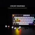 Fantech ATOM96 MK890 V2 Wired Mechanical Gaming Keyboard Mizu Edition. 