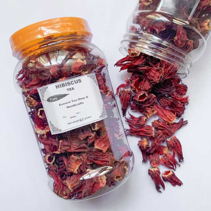Hibiscus Tea / Hibiscus Flower Tea - 10gm, 25gm, 40gm, 100gm (Roselle Hibiscus sabdariffa) | Hibiscus Tea