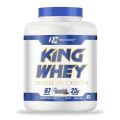 Ronnie Coleman King Whey Protein 5lbs 2.27kg Chocolate Flavor with 100% Whey Protein ISOLATE and Concentrate Blend. 