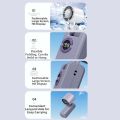 Pocket 199 Gears Foldable Handheld Fan High-Speed Portable Cooling Fan Digital Display Adjustable Speed Small Electric Fan Travel. 