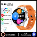 Linman For Huawei GT4 Pro GPS Smart Watch Women AMOLED Screen Heart rat2025 New e Bluetooth Call NFC IP68 Waterproof Blood Sugar Smartwatch 2024. 