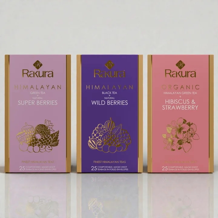 Rakura for Berry Lovers Himalayan Black Tea + Natural Wild Berries ...