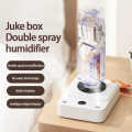 New Electric Humidifier Retro Jukebox Dual Jet Humidifier Mute Usb Digital Display Screen Household Mini Air Atomizer. 