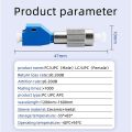 5Pcs Visual Fault Locator Adapter, Hybrid Fiber Optic Connector Adapter,Single Mode 9/125Um FC Male to LC Female Adapter. 
