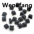 Wenefang 20PCS 6X6 Tactile Mini Push Button Switch SMD DIP 4pin Micro Switch Fashion 6*6*4.3/5/6/7/8 Mm 6x6*4.3mm 5mm 6mm 7mm 8mm Waterproof. 