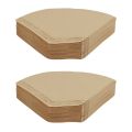 200 Pieces Eco-Friendly Unbleached Original Wooden Hand Drip Paper Coffee Brewer 102 Coffee Filter Bag Coffee Maker. 