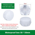 White Connection Cable Branch DIY Waterproof IP65 Power Case Junction Box Indoor Wire Shell Electric Control Boxes CHAINI. 