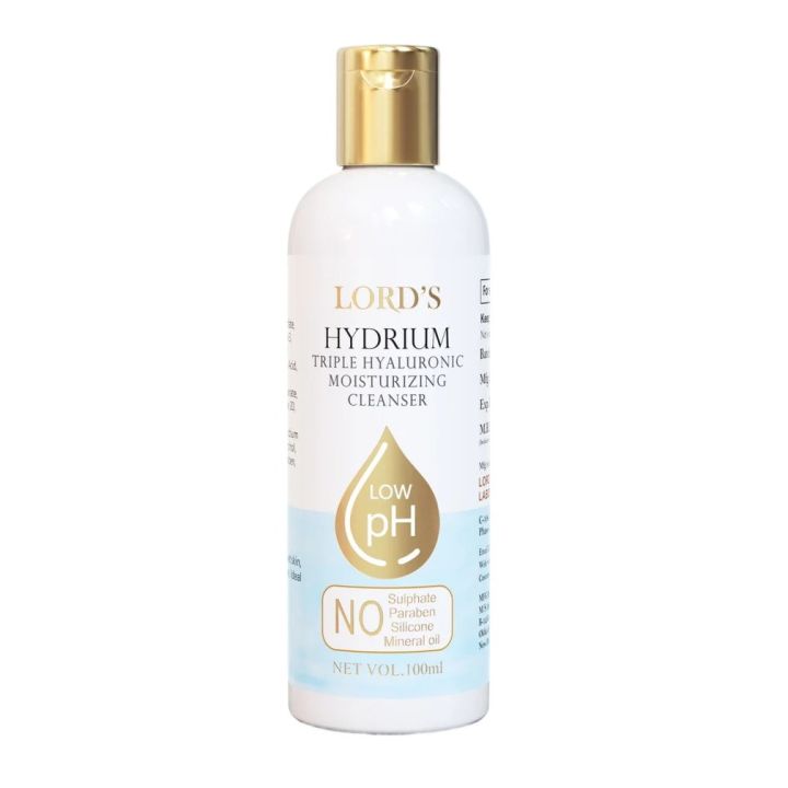 Lords Hydrium Triple Hyaluronic Moisturizing Cleanser 100 ml Korean Cleanser