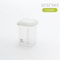 Plastic Storage Fresh Keeping Box Refrigerator Food Rice Beans Drain Crisper. 