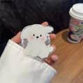 Dog, Korean-style cute stand, magnetic small TokPad suitable for 14 cartoon stands, grip, TokGriptok phone stand, supports iPhone 15 Magsafe Smart.. 