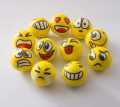 Stress Relieving Ball - Happy Cute Emozy Face Squishes Toys Stress Foam Ball | Smiley Design Stress Relief Squishy Toy. 